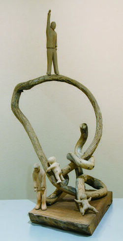 彫刻「人生の旅路」の画像