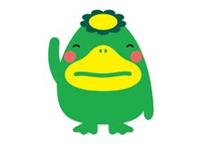久留米市イメージキャラクターくるっぱ。くるめのみりょくへの画像リンク