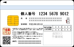 マイナンバーカードの裏面