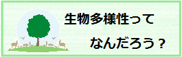 生物多様性ってなんだろう？