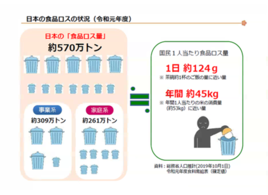 平成30年度日本の食品ロス量