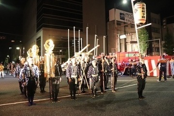 夜の演技前隊列