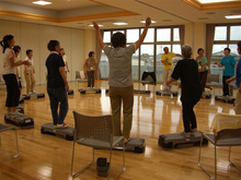 にこにこステップ運動実施の様子