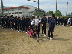 交通安全教室の様子