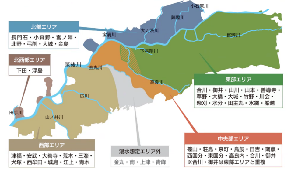 久留米市全体図