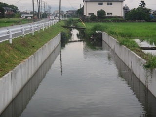 11号幹線排水路の状況写真