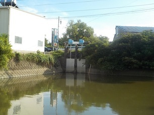 樋門樋管改修前の状況写真