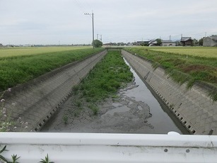 原田地区土砂堆積状況の写真