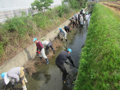 北野の浚渫作業状況
