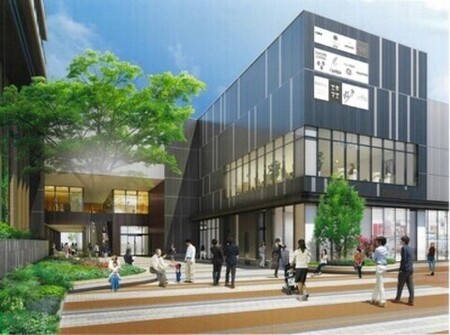 店舗棟完成イメージ図