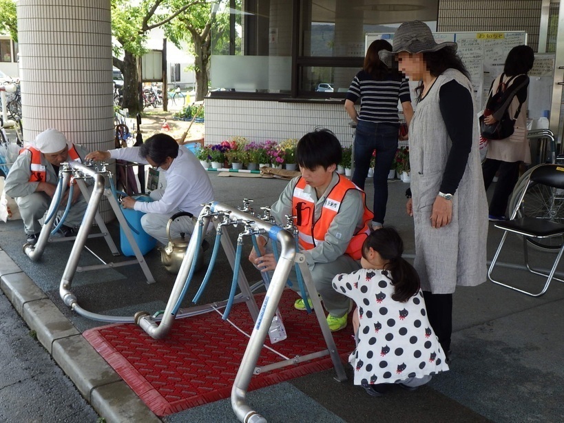 平成28年度熊本地震時の写真です。