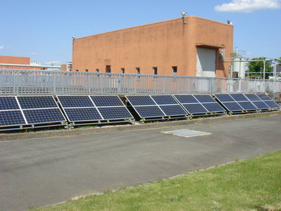 中央浄化センターのソーラー発電施設