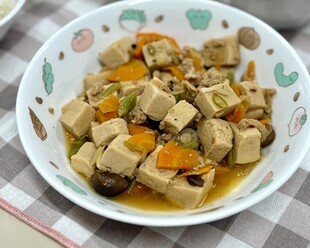 高野豆腐のそぼろあんかけの写真