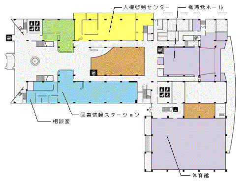 えーるぴあ久留米１階フロア図