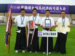 男子優勝：鹿児島工業高校