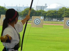 女子競技風景