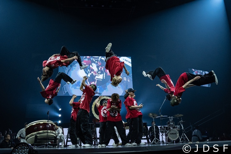 九州男児新選組のパフォーマンス