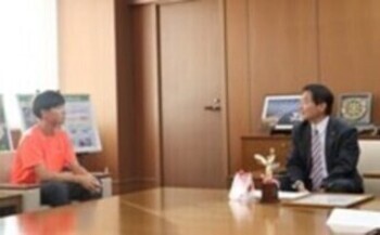 表敬訪問の様子