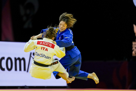 決勝での古賀若菜選手の様子