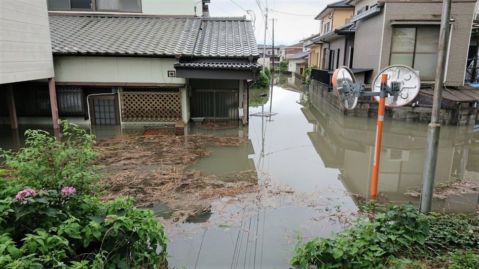 北野町の浸水被害の状況