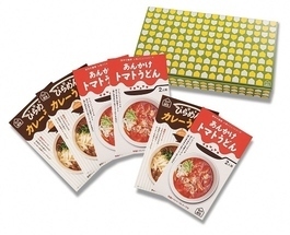 あんかけトマトうどん・ひらめんカレーうどんの写真