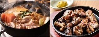 はかた地どり鶏すき炭火焼きセット3から4人前の写真