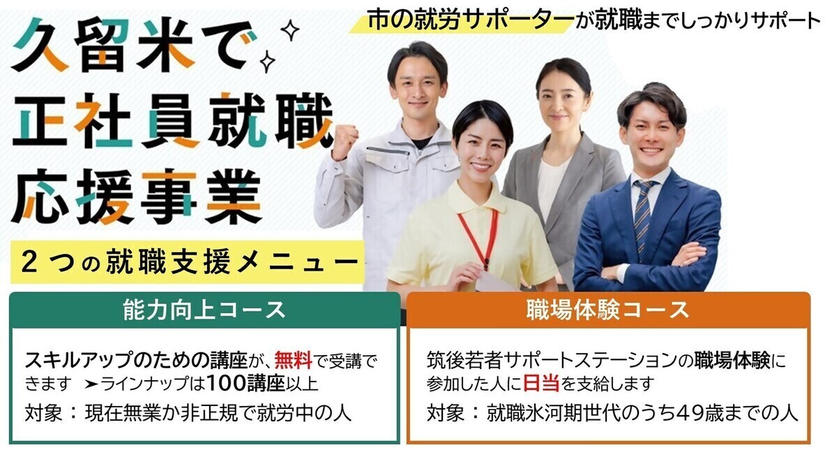 令和7年度久留米で正社員応援事業