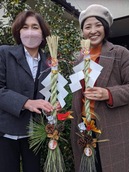 百姓倶楽部しめ縄飾り作り
