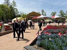 令和６年度砺波市視察（となみチューリップ公園）