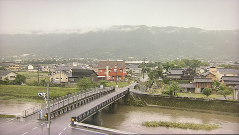 田主丸総合支所からの遠景