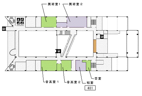 えーるピア久留米４階フロア図