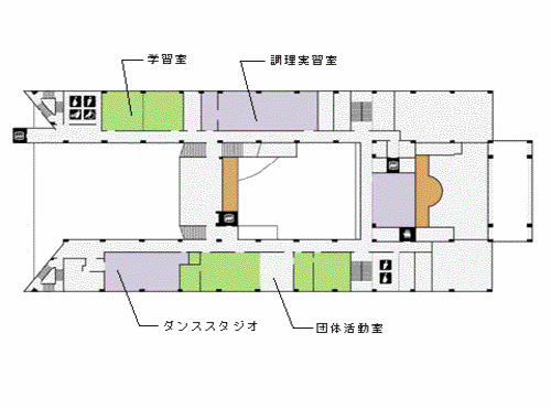 えーるピア久留米３階フロア図