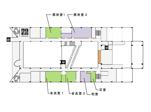 えーるピア久留米４階フロア図