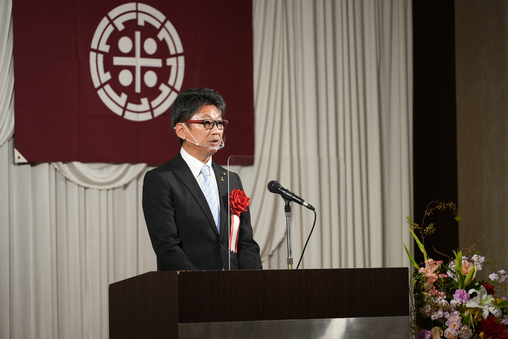 市議会議長からの祝辞