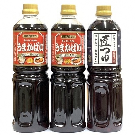 商品画像（うまかばいたれ・匠つゆ）