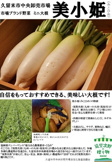 ミニ大根のポスター