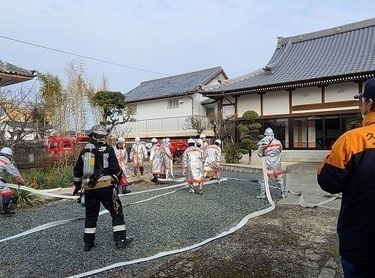 放水準備の画像