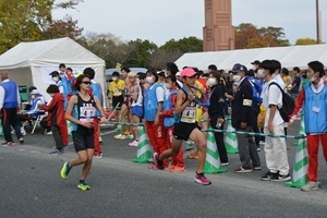 7区と8区の走者