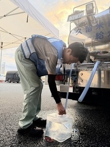 応急給水第10班活動の様子