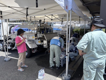 応急給水第9班活動の様子
