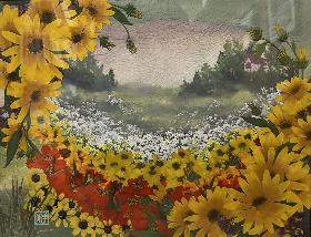 あさくら押し花倶楽部作品展の画像